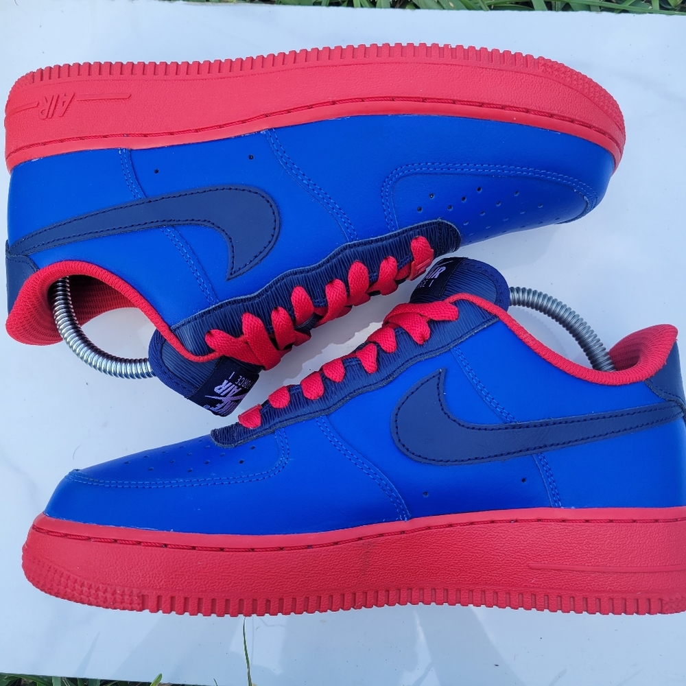 AF1 Red & Blue Custom - Picture 3 of 7